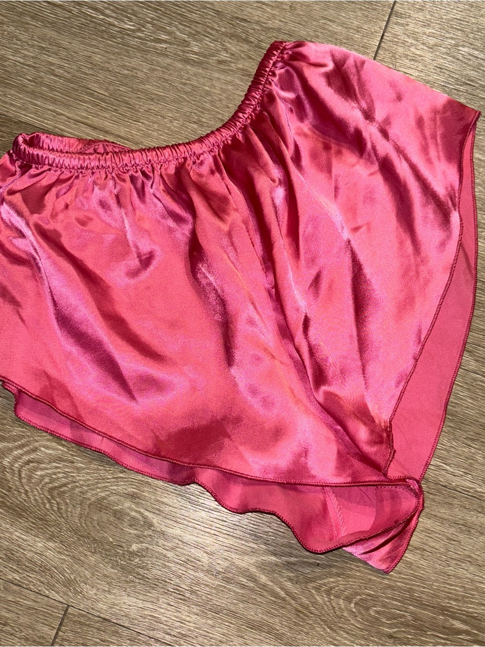 Metallic Pink Tap Short Flutter